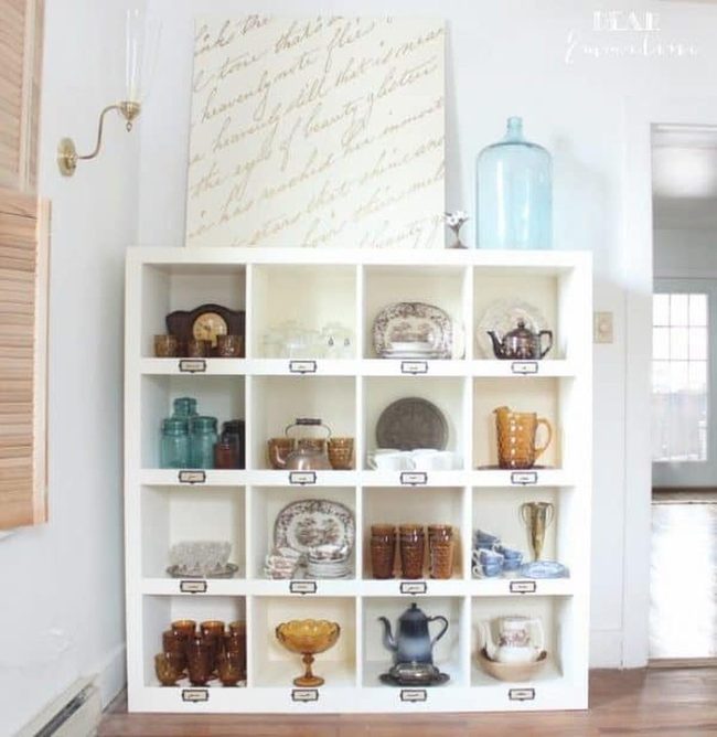Vintage Glass Apothecary Kallax Hack