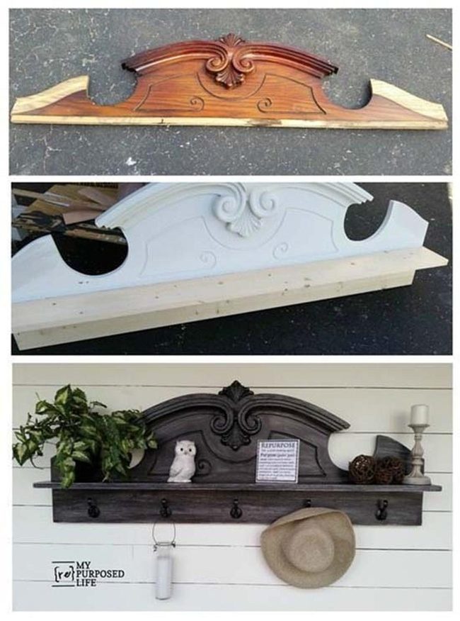 Vintage Hutch Wall Storage