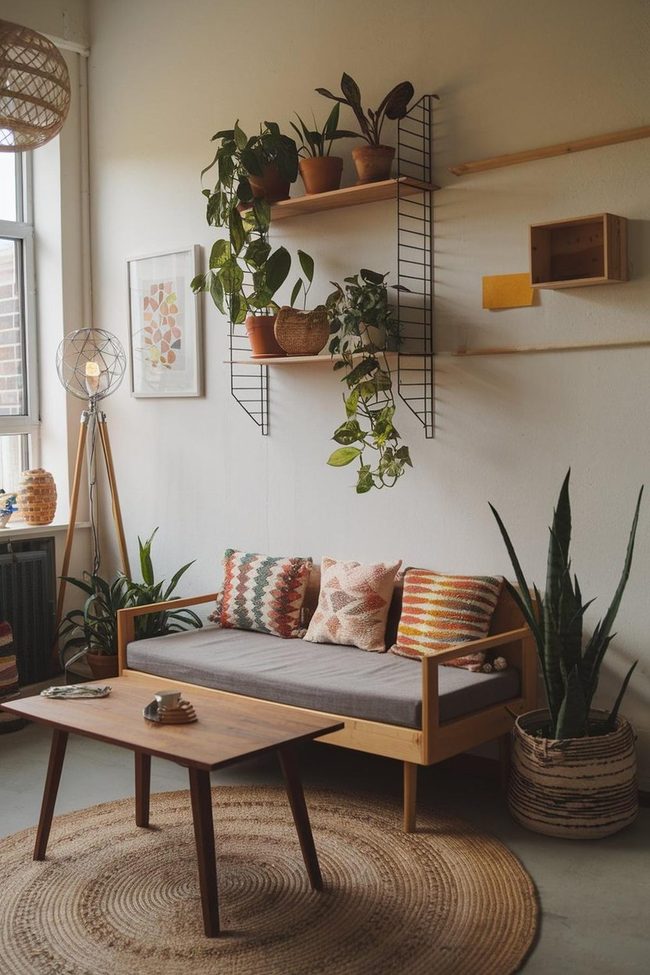Geometric Paint Statement Wall