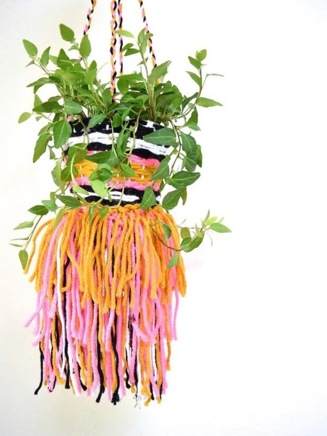 Colorful Macramé Plant Hangers