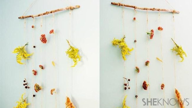 Dried Petals On Golden Strings