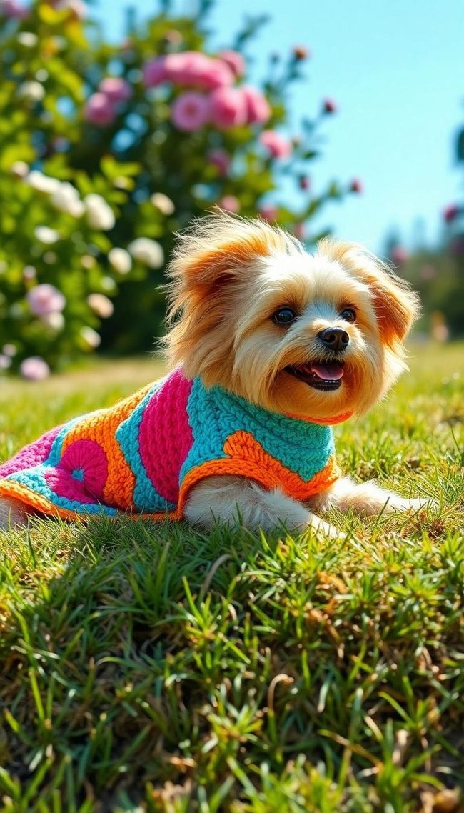 Handmade Crochet Pet Warmth