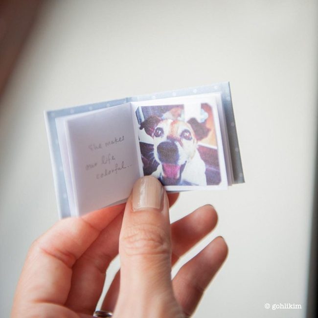 Tiny Blue Handwritten Memories