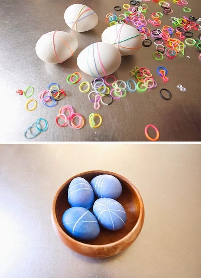Multicolored Rubber Band Eggs