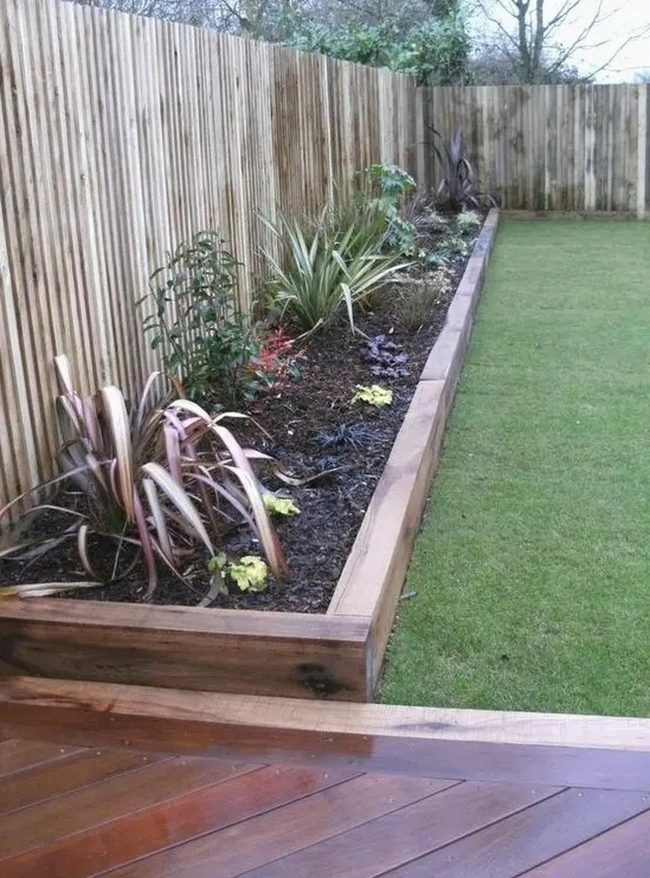 Green And Purple Garden Beds