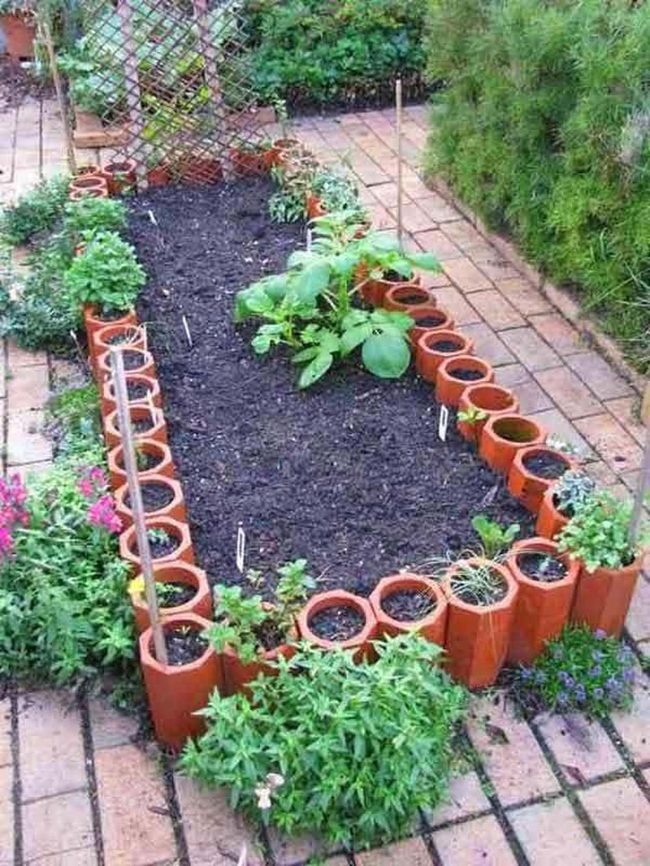 Terracotta Border Garden Beds