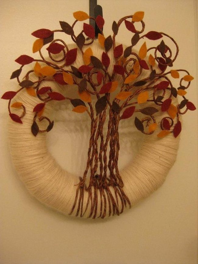 Twisted Branch Autumn Tree