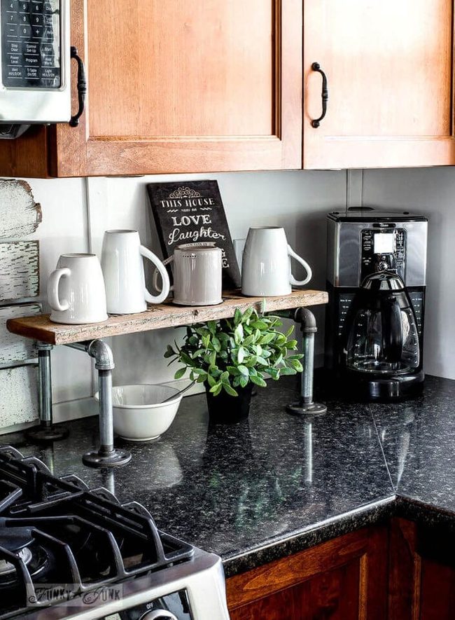 Industrial Geometry Mug Wall
