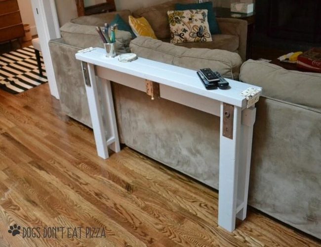 Handmade 2X4 Console Table