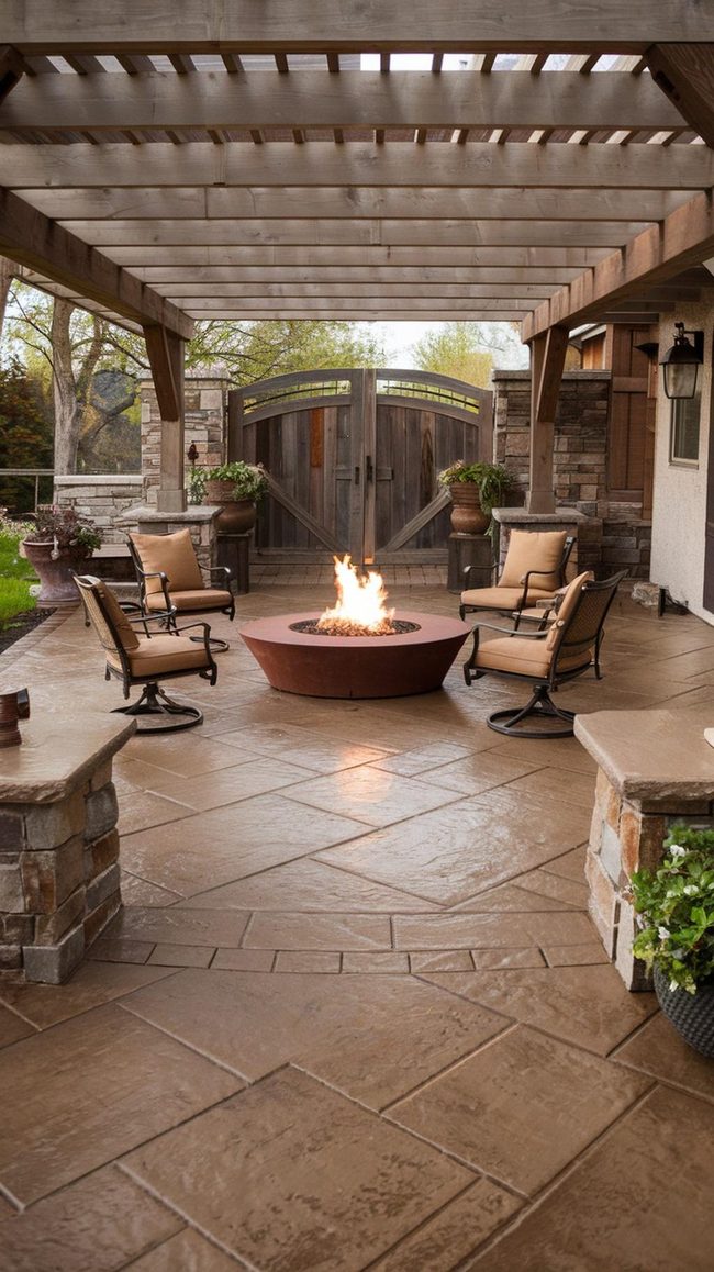 Concrete Patio Chef'S Station