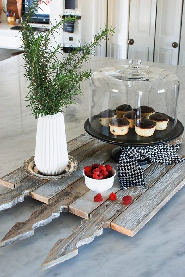 Weathered Wood Serving Trays