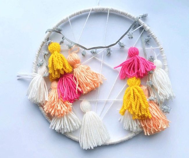 Fluffy Yarn Dreamcatcher Customizable