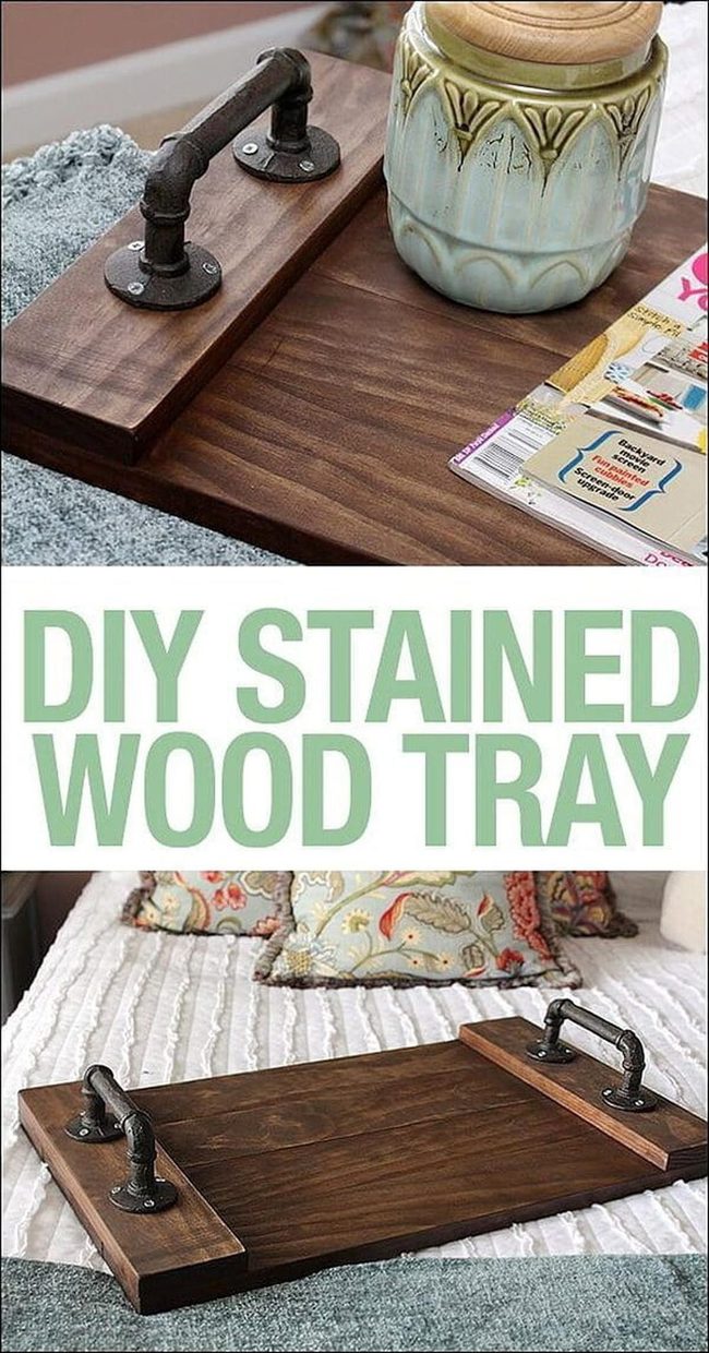 Handmade Wood Serving Tray