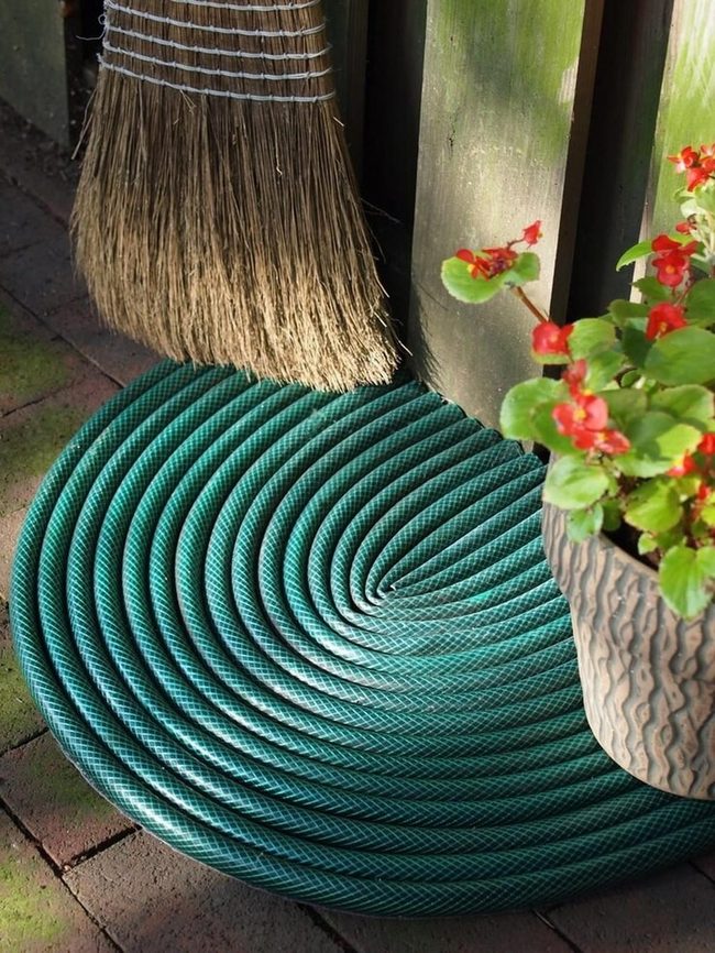 Recycled Hose Garden Doormat