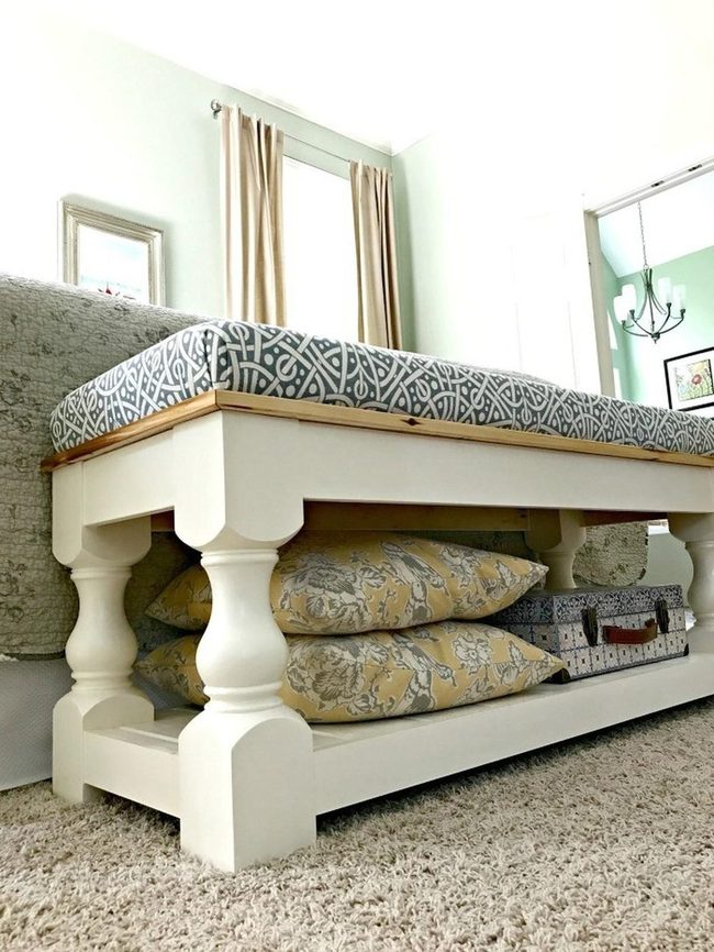 Pale Green Bench Nook