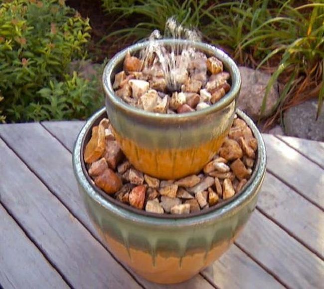 Cascading Ceramic Water Fountain