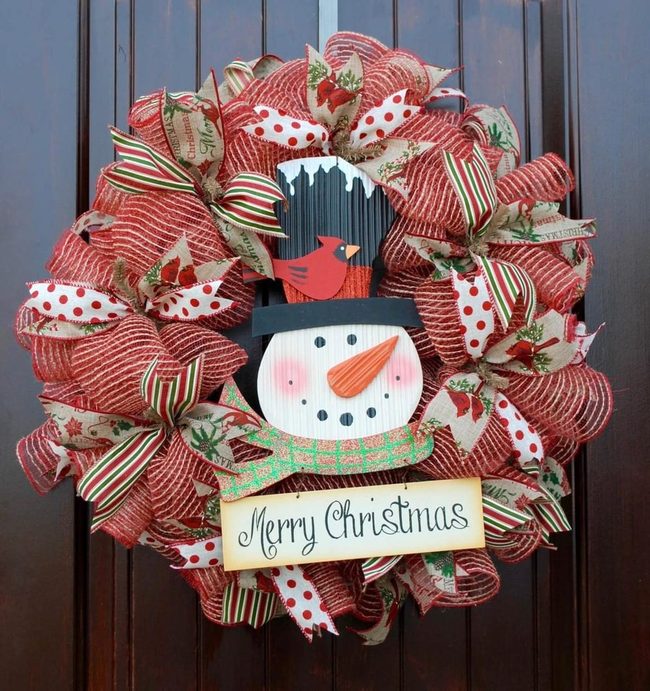 Peppermint Ribbon Festive Statement