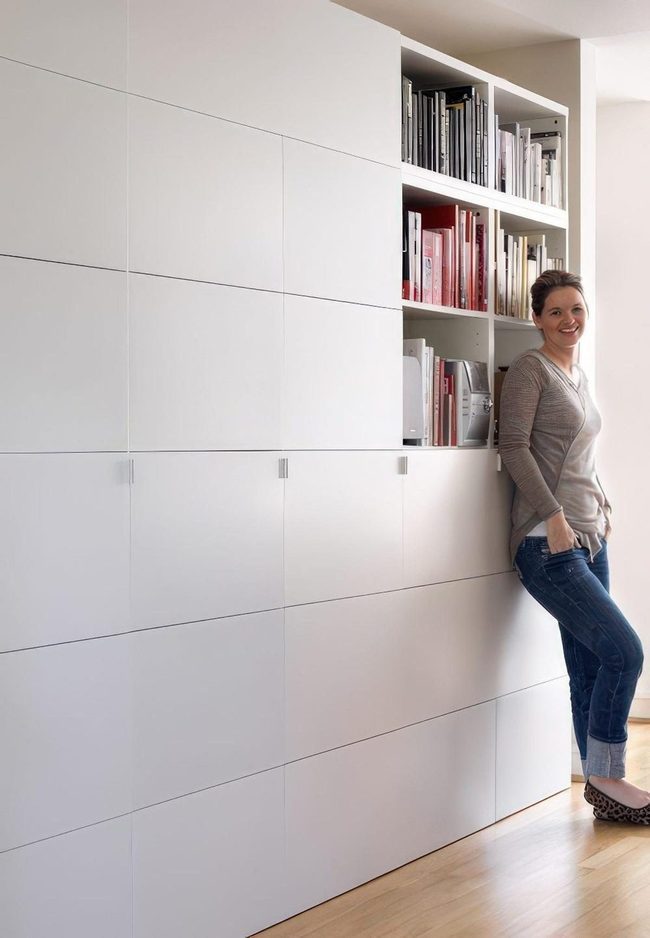 White Shelving, Rainbow Books, Light