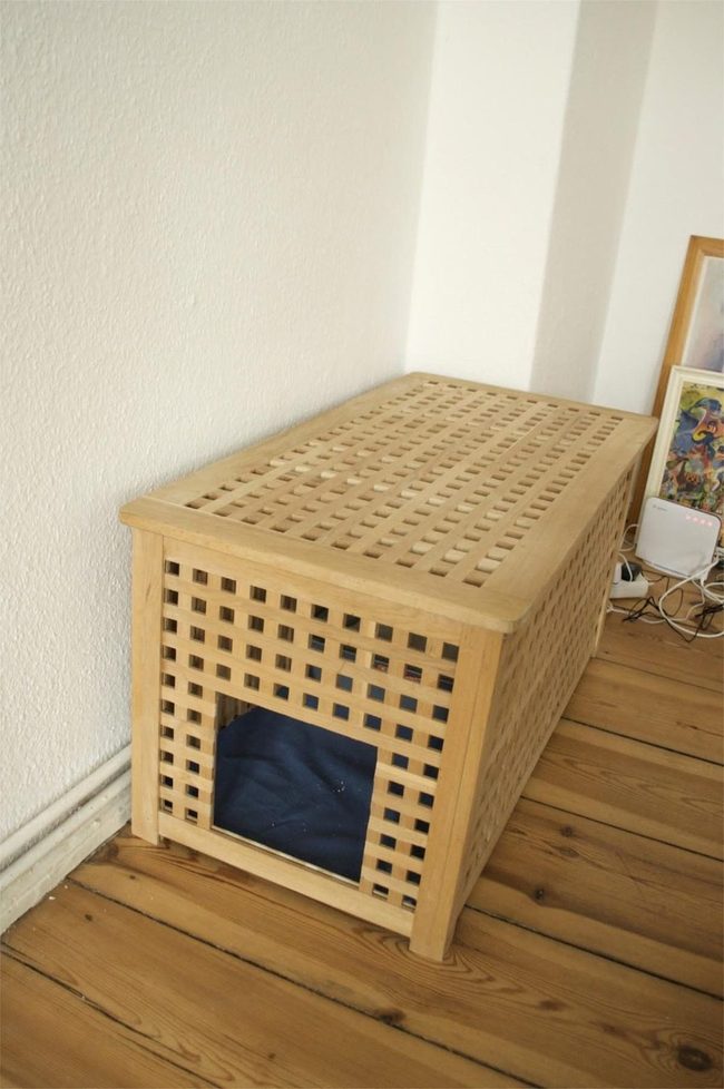 Wooden Crate Pet Nooks