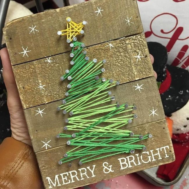 Reclaimed Wood Christmas Star Display