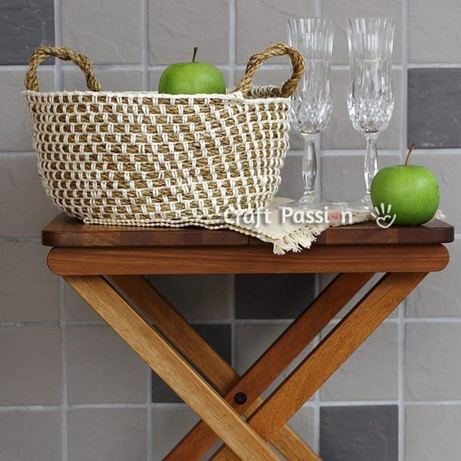 Green Apples, Woven Baskets, Crystal Shine