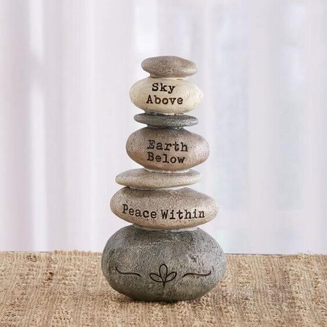 Stacked Stone Mindfulness Towers