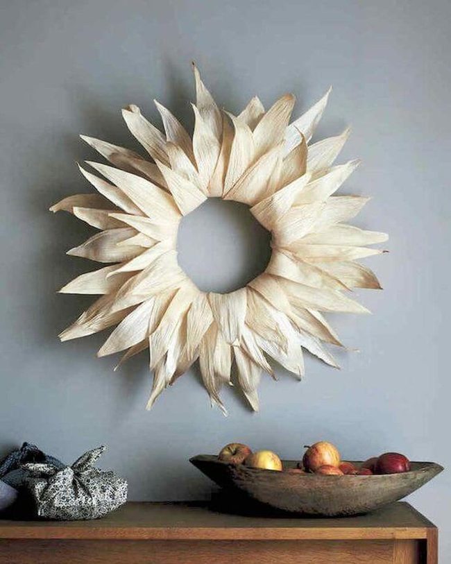 Layered Leaves Autumn Wreath