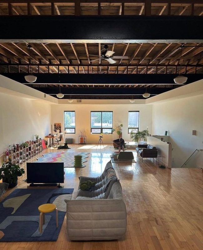 Exposed Beams and Concrete Beauty