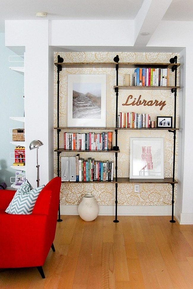 Red Reading Nook