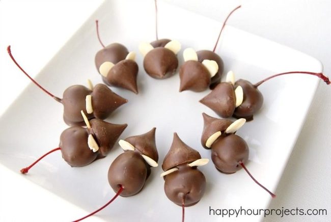 Chocolate-Covered Cherry Mice