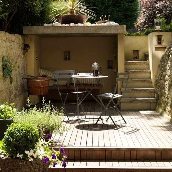 Stone Terrace, Golden Hour