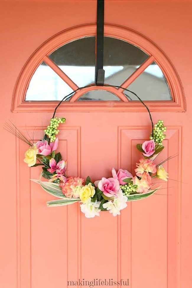 Budget-Friendly Spring Wreath Creation