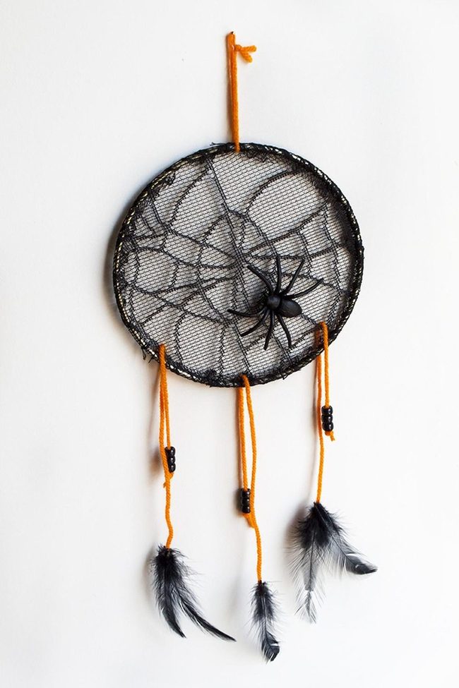 Black Web Frames With Orange Strings