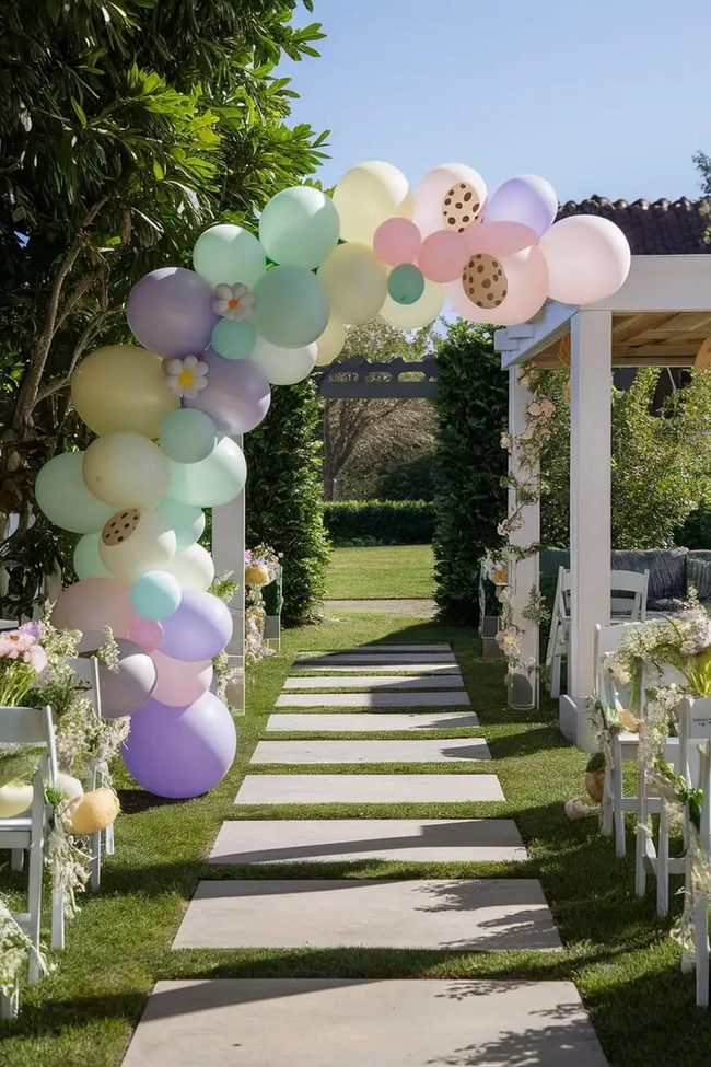 Pastel Balloon Gateway