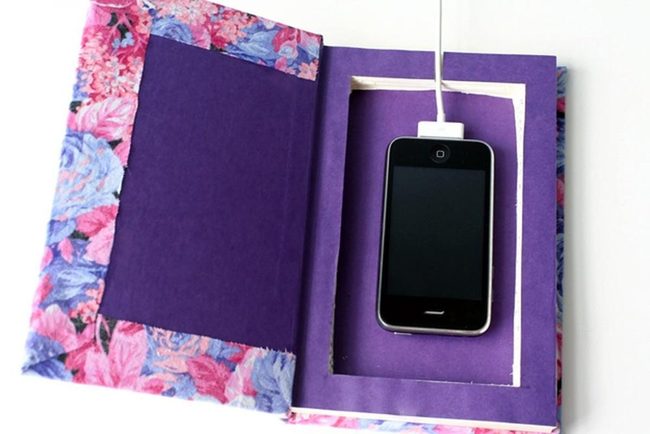 Floral Book Iphone Hideaway