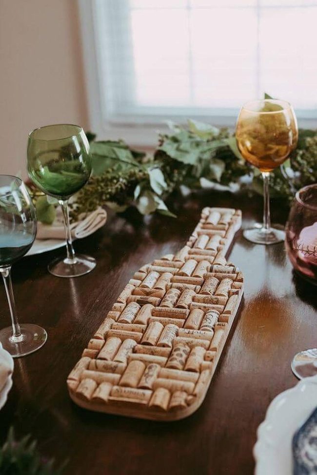 Stacked Cork Serving Boards