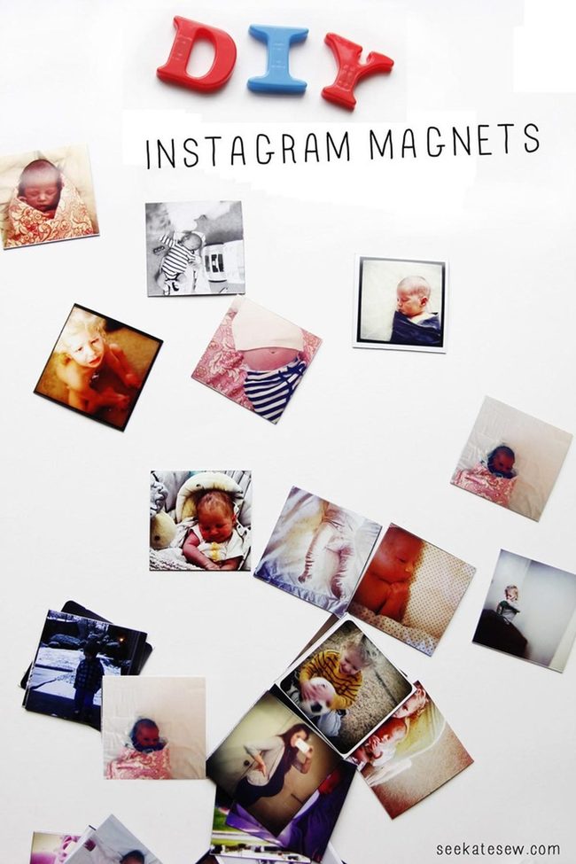 Baby Photos Black Magnetic Keepsakes