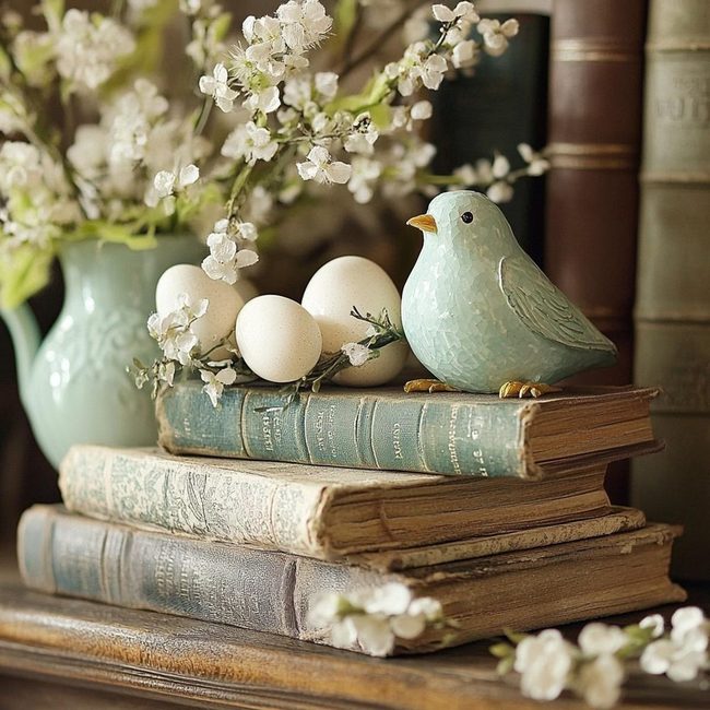 Paper Book Pages Spring Flowers