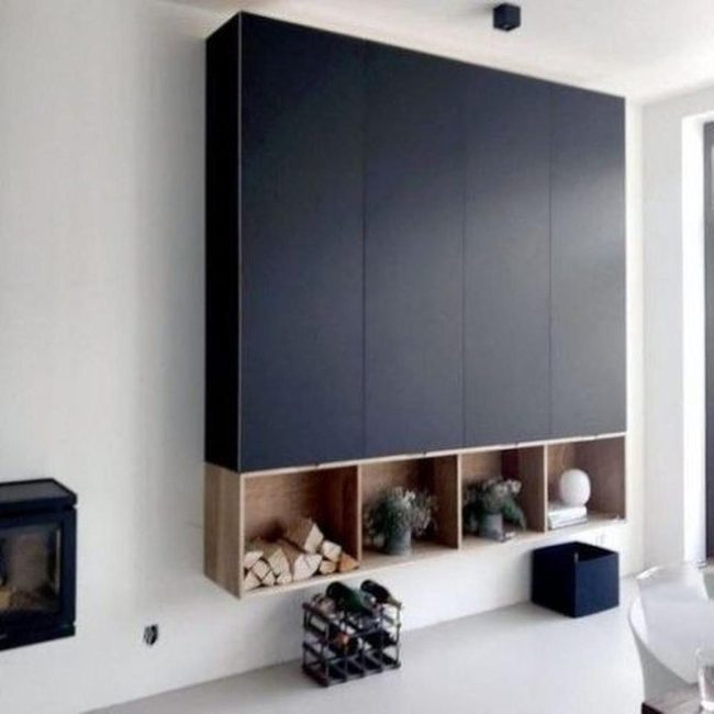 Black Fireplace, Natural Minimalism