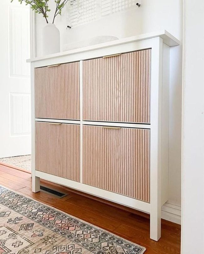 Wooden Cabinet Hallway Entry