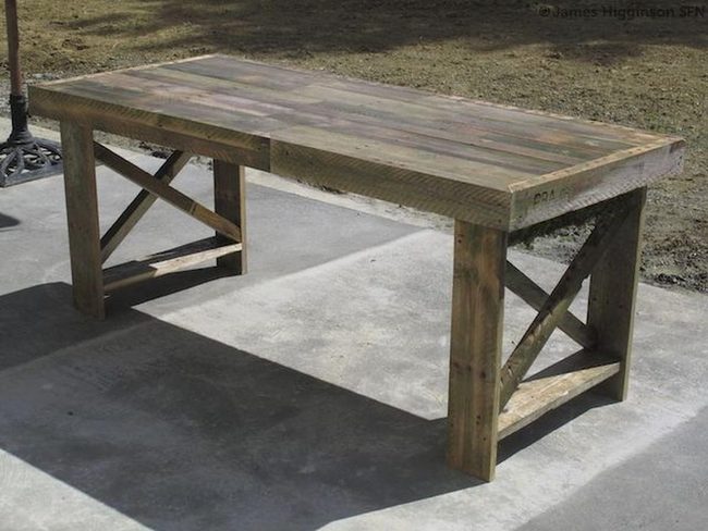 Brown Wood Meets Concrete