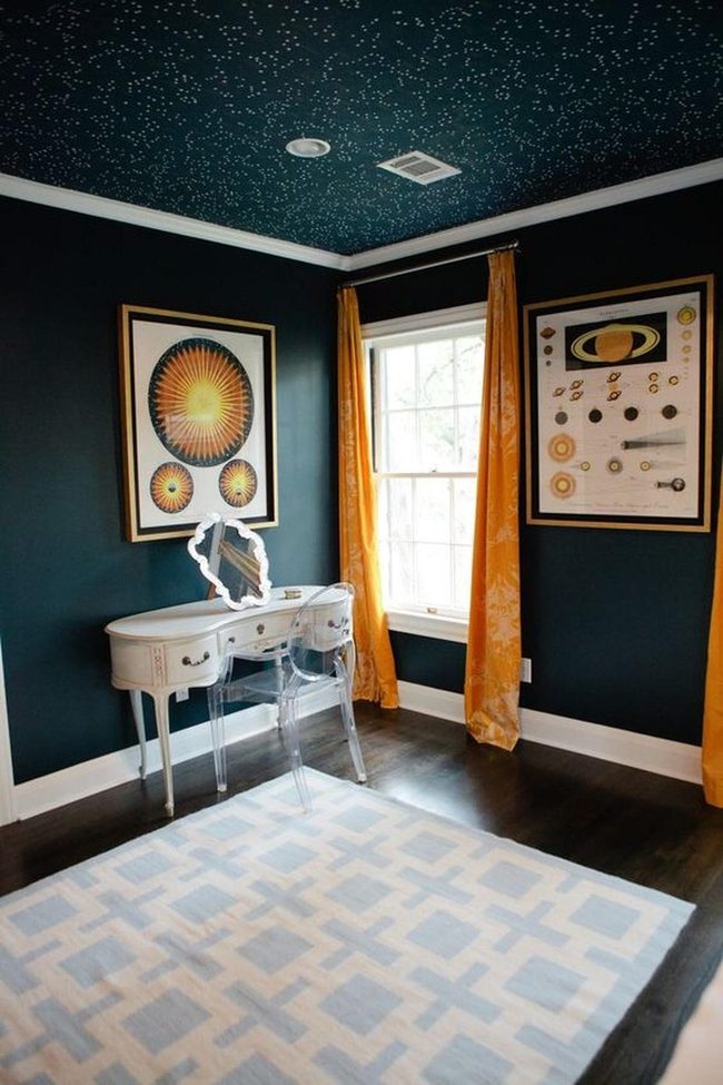 Dark Walls Bright Yellow Drama