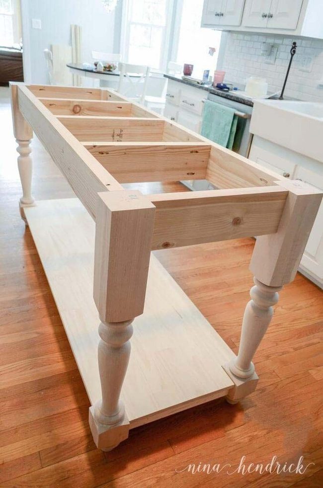 Custom Kitchen Island Build