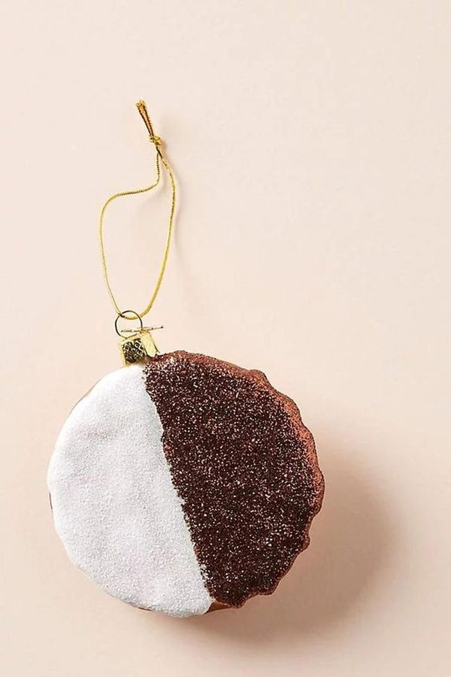 Sugar-Dusted Glitter Cookie Ornament