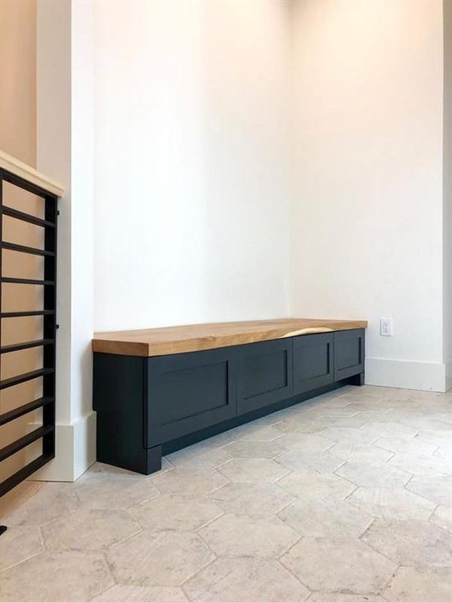 Wood Benches, Industrial Metal Lines