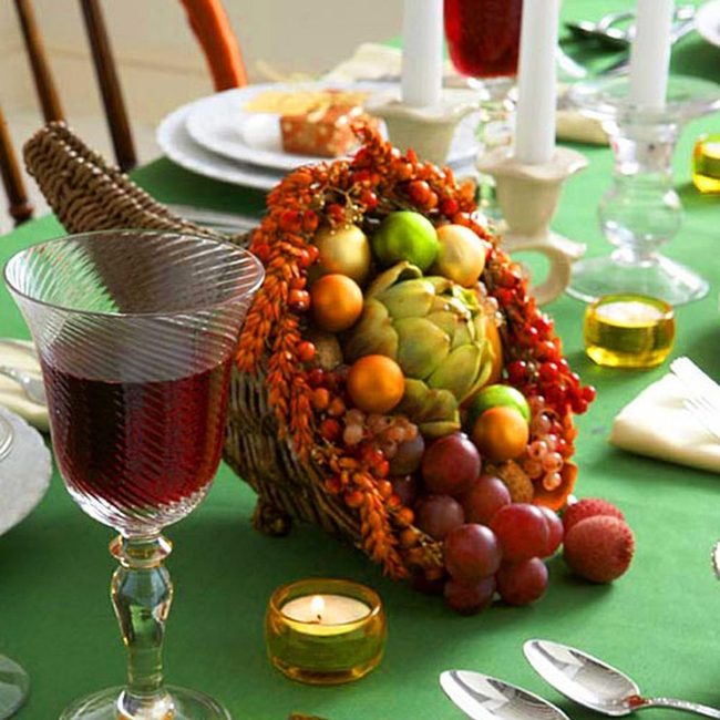 Green Table Abundance Display