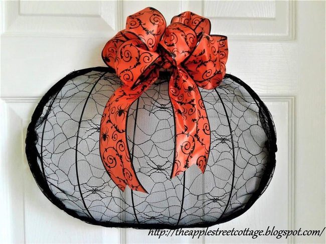 Handmade Ribbon Door Wreath