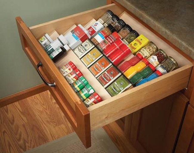 Spice Drawer Organization System