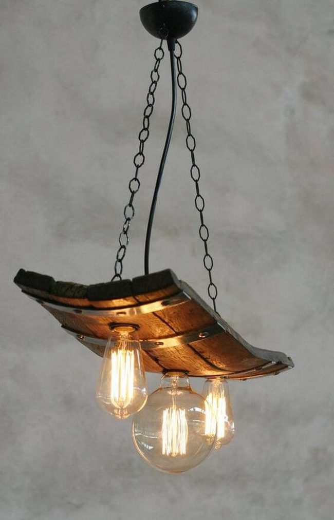 Reclaimed Barrel Pendant Lights