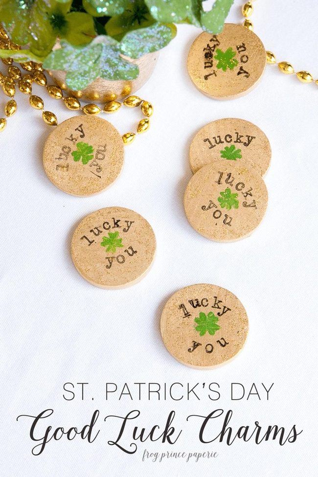 Gold Beaded Lucky Charms